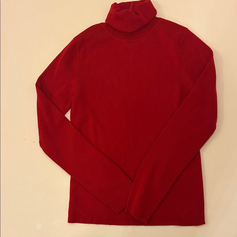 Red Turtleneck Women’s Sweater